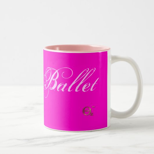 ballet tweekleurige koffiemok (Rechts)