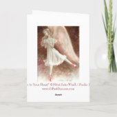 Ballet Vakantie Groet Kaart (Achterkant)