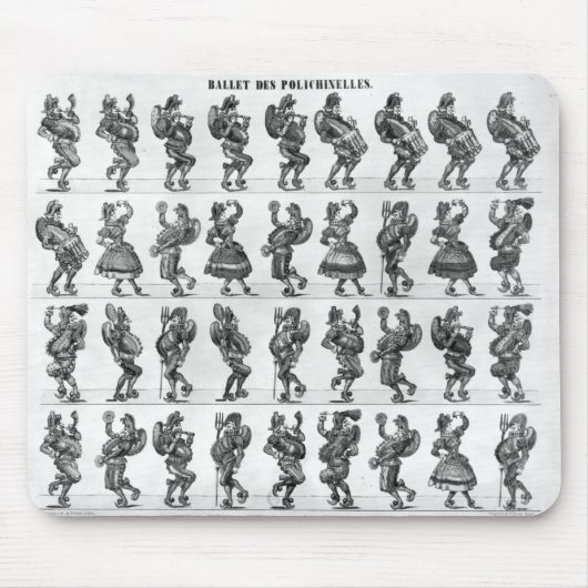Ballet van de Polichinelles Muismat (Voorkant)