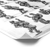 Ballet van de Polichinelles Poster (Hoek)