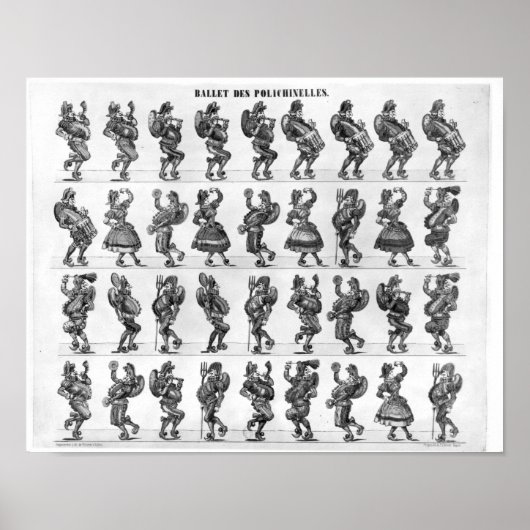 Ballet van de Polichinelles Poster (Voorkant)