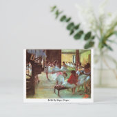 Ballet van Edgar Degas Briefkaart (Staand voorkant)
