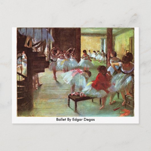 Ballet van Edgar Degas Briefkaart (Voorkant)