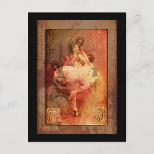 Ballet van Frankrijk Briefkaart (Voorkant)
