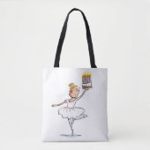 Ballet Verjaardag Tote Bag (Voorkant)