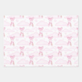 Ballet Verjaardagsfeest Baby shower Roze Ballerina Inpakpapier Vel (Voorkant 3)