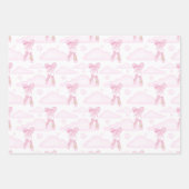 Ballet Verjaardagsfeest Baby shower Roze Ballerina Inpakpapier Vel (Voorkant 2)