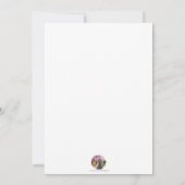 Ballet Verjaardagsfeestje Meisjes Dans Viering Kaart (Achterkant)