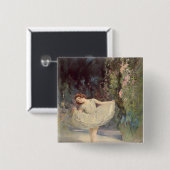ballet vierkante button 5,1 cm (Voorkant /achterkant)