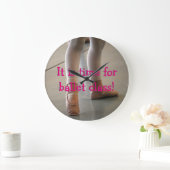 BALLET WALL CLOCK, BALLET CLASTIME GROTE KLOK (Huis)