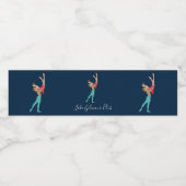 ballet waterfles etiket (Enkel label)