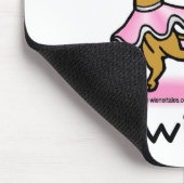 Ballet Wiener Dog Mousepad Muismat (Hoek)