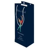 Ballet Wijn Cadeautas (Achterkant Gekanteld)