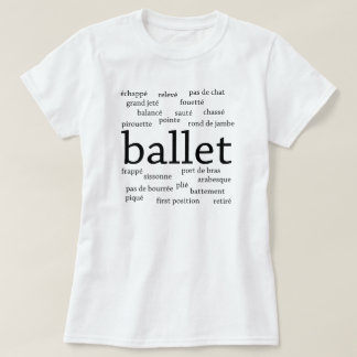 Ballet Words T-Shirt