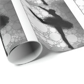 Ballet Zwart Wit Dansende Ballerina Cadeaupapier (Rol Hoek)