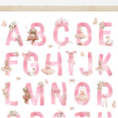 Balletbeer Alfabet ABC Poster Kinderkamer Decorati