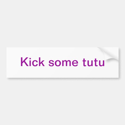 BalletBumpersticker Bumpersticker (Voorkant)