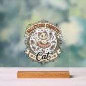 Balletcore Coquette Kat Balletcore Coquette Kat Vi Acryl Bord (Neutraal)