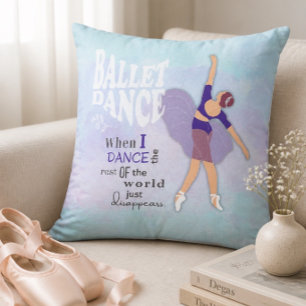 Balletdans Inspirerend Vierkant Worpkussen Kussen