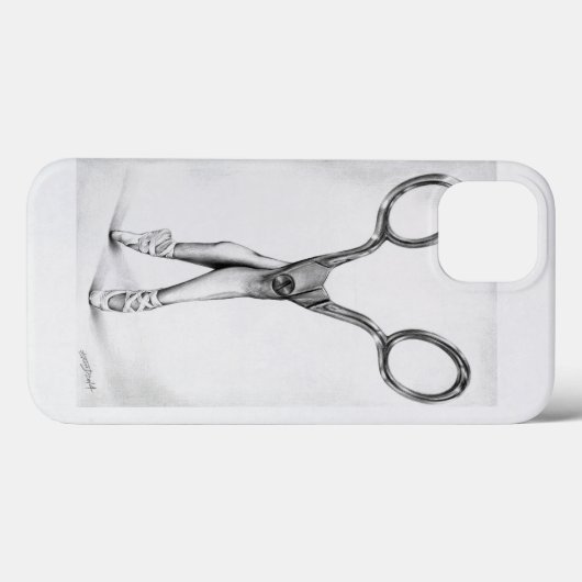 Balletdanscissors Ballerina Surreal tekening Case-Mate iPhone Case (Achterkant (horizontaal))