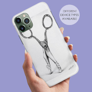 Balletdanscissors Ballerina Surreal tekening Case-Mate iPhone Case