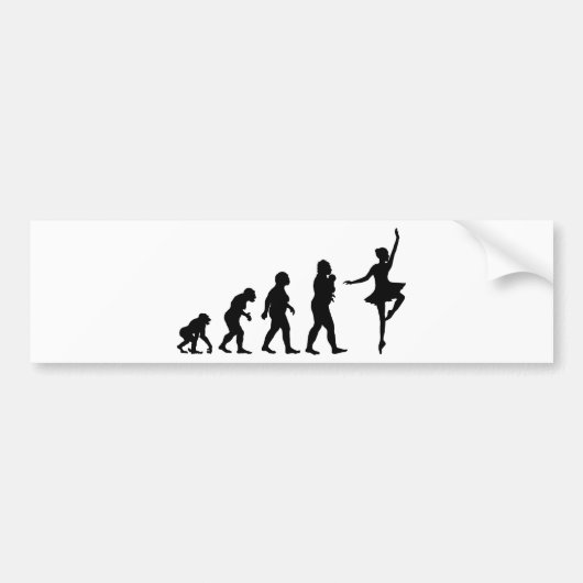 Balletdansen Bumpersticker (Voorkant)