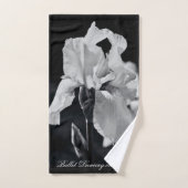 Balletdansen op werkgebied in zwart-wit bad handdoek (Handdoek)