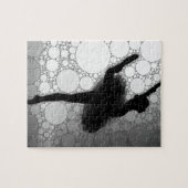 Balletdansende ballerina legpuzzel (Horizontaal)