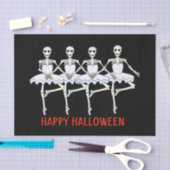 Balletdansende skeletons Halloween Party Tissuepapier (Craft)