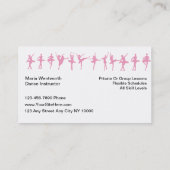 Balletdansende Visitekaartjes (Achterkant)