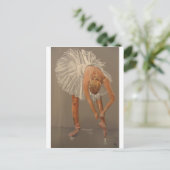 Balletdanser 1 briefkaart (Staand voorkant)
