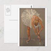 Balletdanser 1 briefkaart (Voorkant / Achterkant)