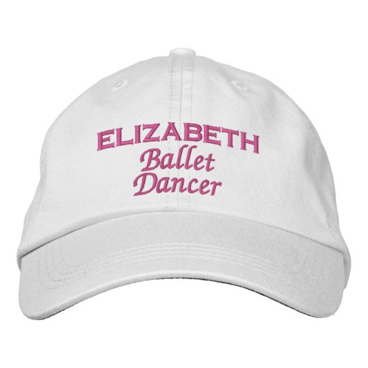 Balletdanser Aangepaste naam A02 Pet (Voorkant)