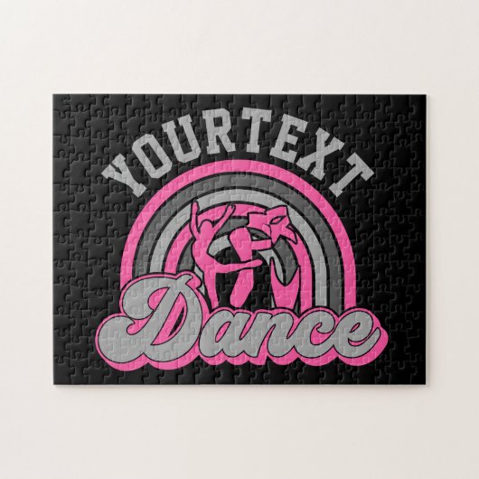 Balletdanser ADD TEXT Klassieke Dansuitvoerder Legpuzzel (Horizontaal)