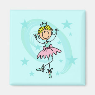 Balletdanser - Blonde T-shirts en Cadeaus Magneet