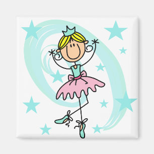 Balletdanser - Blonde T-shirts en Cadeaus Magneet