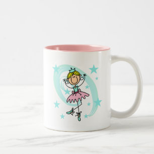 Balletdanser - Blonde T-shirts en Cadeaus Tweekleurige Koffiemok