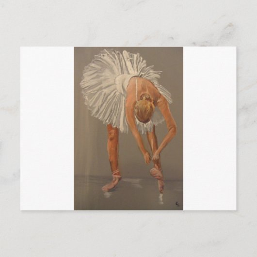 balletdanser briefkaart (Voorkant)