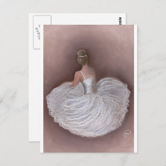 balletdanser briefkaart (Voorkant / Achterkant)