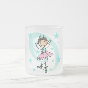 Balletdanser - Bruine T-shirts en Cadeaus Matglas Koffiemok