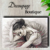 Balletdanser Découpage Tissuepapier