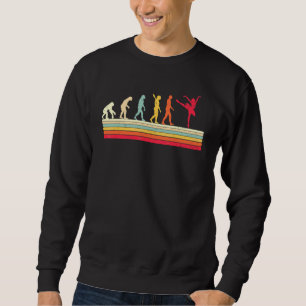 Balletdanser Evolutie Van Mens Sport Retro Vintage Trui