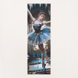 Balletdanser in een blauwe Tutu Custom Dubbelzijdi Yogamat