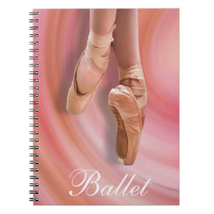 Balletdanser in het roze notitieboek