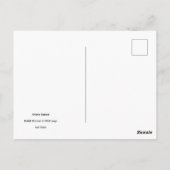 Balletdanser in mid-sprong,  briefkaart (Achterkant)