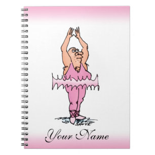 Balletdanser in Roze Tutu Persoonlijk Notitieblok Notitieboek
