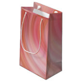 Balletdanser in tenen schoenen met naam klein cadeauzakje (Achterkant Gekanteld)