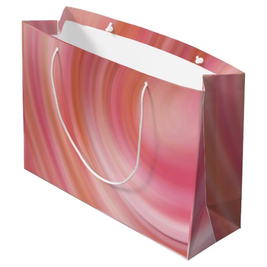 Balletdanser in tenen schoenen met naam large cadeautasje (Achterkant Gekanteld)