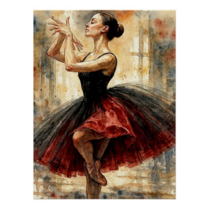 Balletdanser in Tutu, Perfect Poster