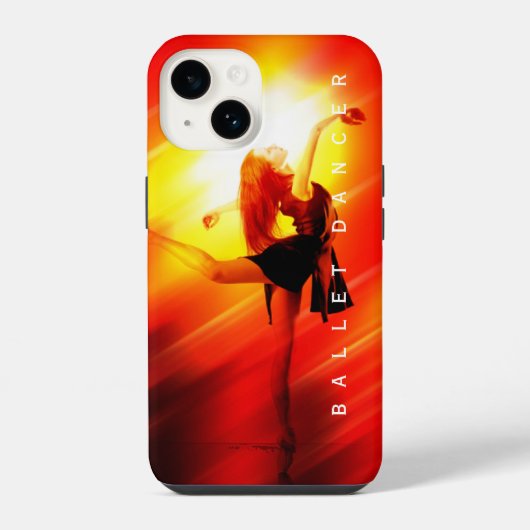 Balletdanser iPhone Hoesje iPhone 14 Hoesje (Achterkant)